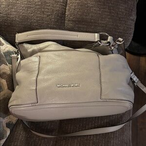 Michael Kors Light Gray Shoulder Bag